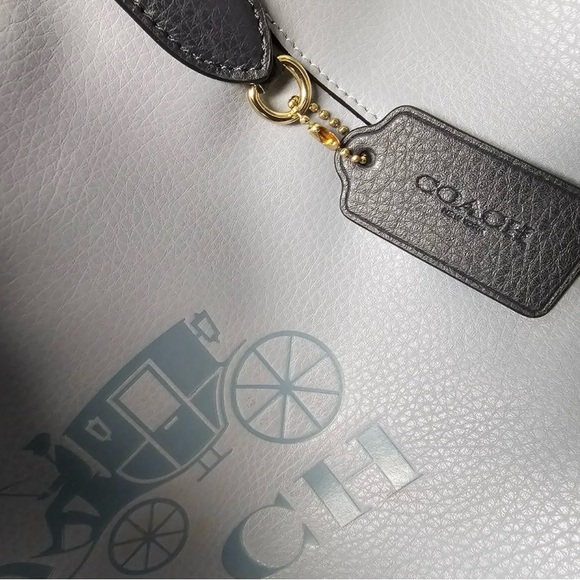 Coach Blue Bag with horse and carriage logo - Picture 6 of 8